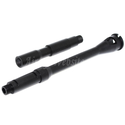 5KU 14.5" Aluminium M4A1 Outer Barrel -14mm CCW Counter-Clockwise Thread For WA M4 M16 Series GBB Rifles Airsoft Black