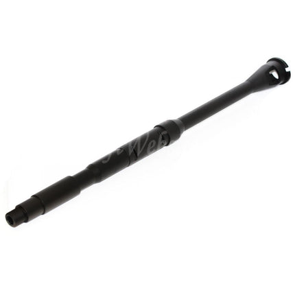 5KU 14.5" Aluminium M4A1 Outer Barrel -14mm CCW Counter-Clockwise Thread For WA M4 M16 Series GBB Rifles Airsoft Black