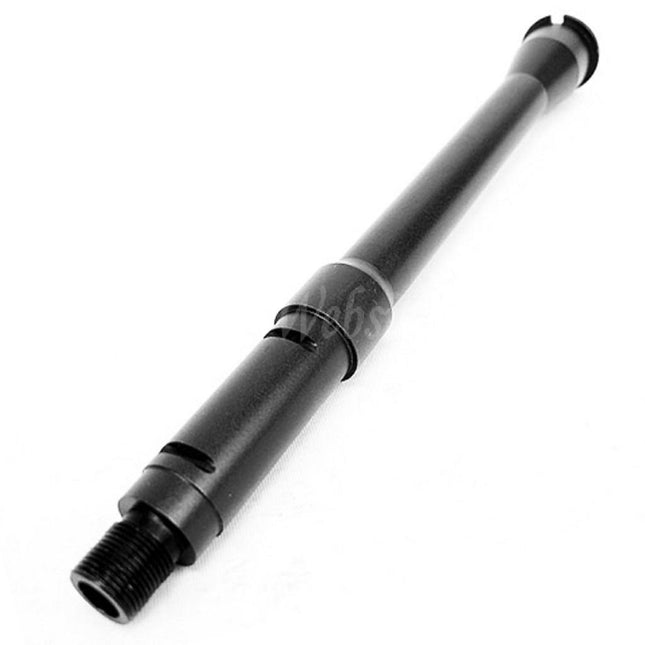 5KU 10.3" Aluminium CQB Outer Barrel -14mm CCW Counter-Clockwise Thread For WA M4 M16 Series GBB Rifles Airsoft Black