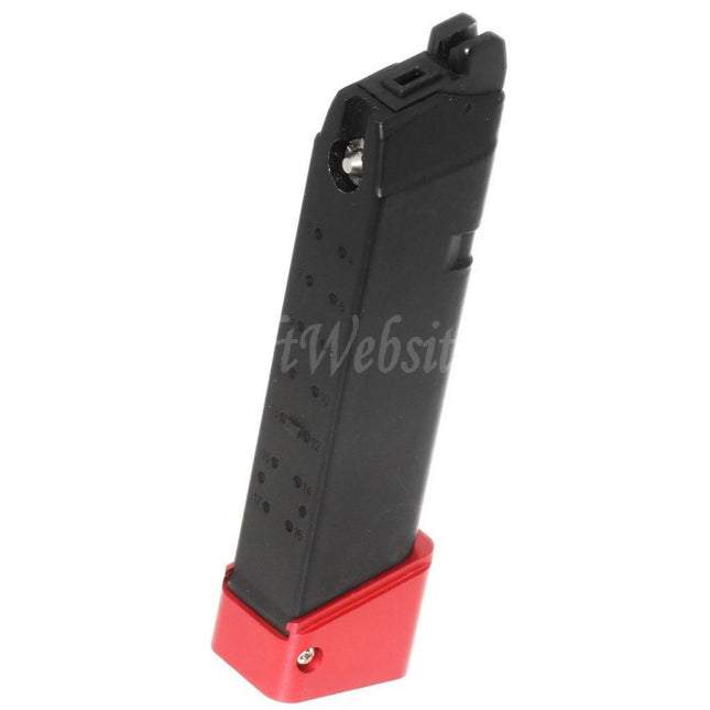 DOUBLE BELL 24rd Co2 Magazine For G17 G18C G-Series GBB Pistols Airsoft Black/Red