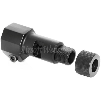 Cache-flamme en métal pour frein de bouche 74 mm pour fusil de précision Well L96 MB Series