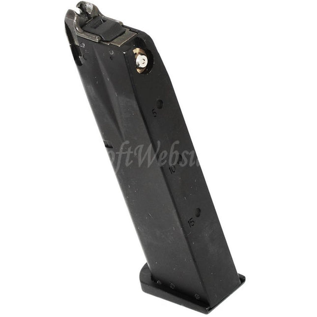 DOUBLE BELL 24rd Gas Magazine For DOUBLE BELL M9 / KSC Hard Kick Series GBB Pistols Airsoft Black