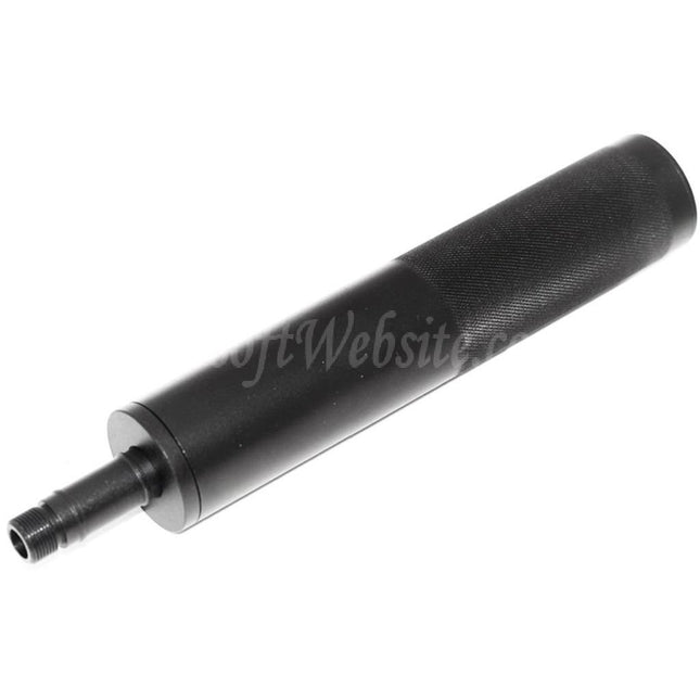 AIRSOFT WEBSITE Silencer Suppressor -/+14mm CW/CCW with Adaptor Suitable For Tokyo Marui WELL R2 Vz61 Scorpion AEP SMG Rifles Airsoft