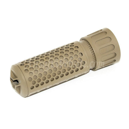 5KU 125mm 5" Inches KAC Style QDC/CQB Suppressor Silencer with Flash Hider For -14mm CCW Counter-Clockwise Thread Barrel Rifles Airsoft