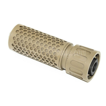 5KU 125mm 5" Inches KAC Style QDC/CQB Suppressor Silencer with Flash Hider For -14mm CCW Counter-Clockwise Thread Barrel Rifles Airsoft