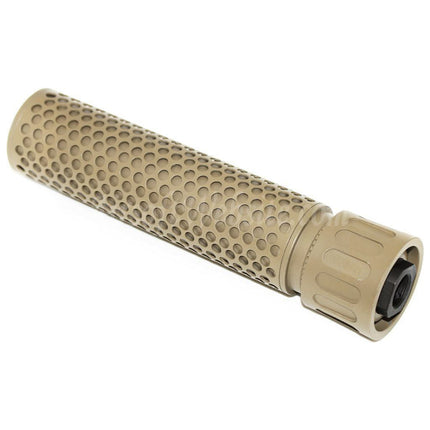 Silencieux QDC/CQB 5KU 179 mm 7 pouces style KAC avec cache-flamme pour fusils à canon fileté antihoraire -14 mm CCW Airsoft
