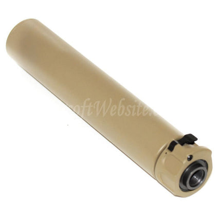 5KU 213mm SOCOM762 RC Suppressor Silencer with Flash Hider For -14mm CCW Counter-Clockwise Thread Barrel Rifles Airsoft