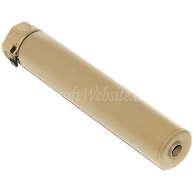 5KU 213mm SOCOM762 RC Suppressor Silencer with Flash Hider For -14mm CCW Counter-Clockwise Thread Barrel Rifles Airsoft
