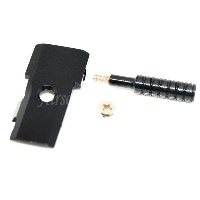 Poignée d'armement ronde en aluminium 5KU pour pistolets Tokyo Marui Hi-Capa Airsoft