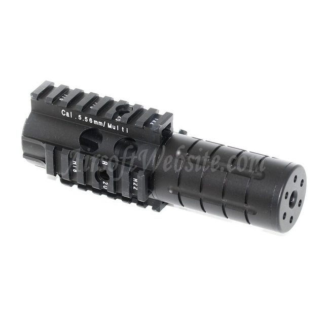 Kit de garde-main avant 5KU Mini Patriot pour fusils WA M4 M16 GBB, noir