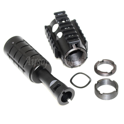 Kit de garde-main avant 5KU Mini Patriot pour fusils WA M4 M16 GBB, noir