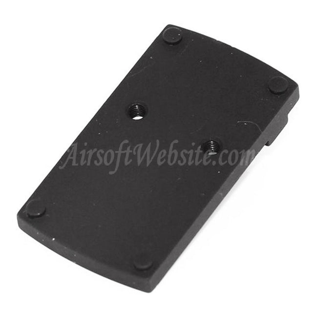 Support de visée arrière 5KU Metal Optima / Docter / Vortex pour pistolets Tokyo Marui série G17 GBB Airsoft noir