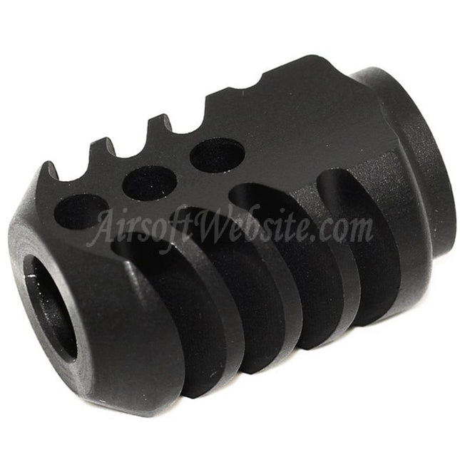 Compensateur 5KU pour pistolets Tokyo Marui G17 +14 mm, filetage extérieur, sens horaire, airsoft