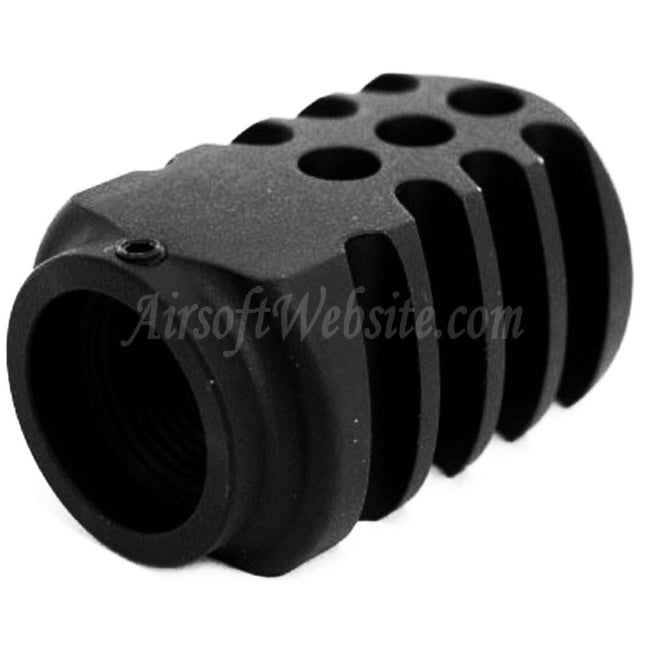 Compensateur 5KU pour pistolets Tokyo Marui G17 +14 mm, filetage extérieur, sens horaire, airsoft
