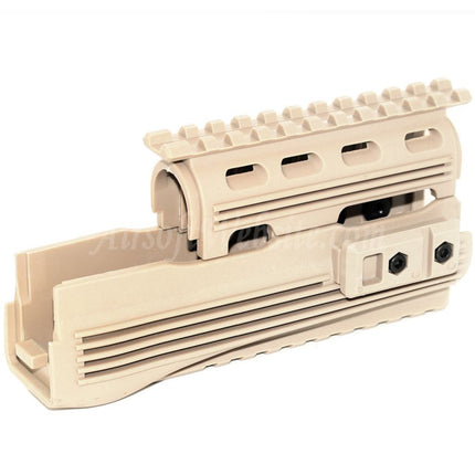 CYMA Upper Lower Handguard Rail System Pistol Grip Set For AK47 Series AEG Rifles Airsoft