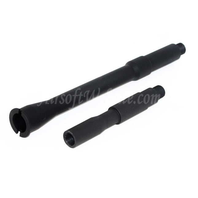 Airsoft Website 13.375" 340mm Aluminium Outer Barrel Extender -14mm CCW Counter-Clockwise Thread For M4 M16 Series GBB Rifles