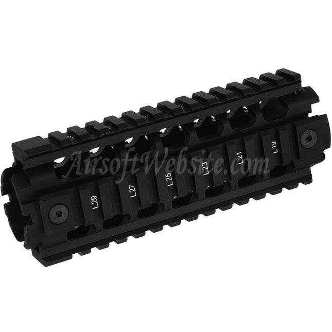 PTS Ergo Z Handguard Rail System For M4 M16 Series AEG Rifles Airsoft Black