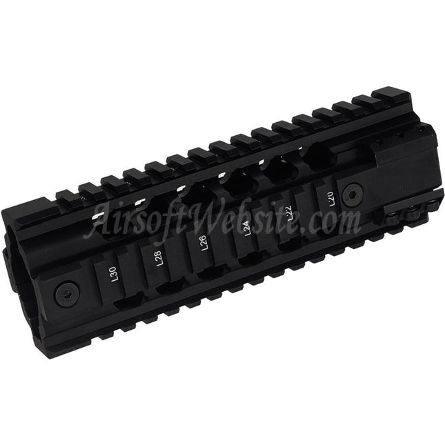PTS Ergo Z Free Float Handguard Rail System For M4 M16 Series AEG Rifles Airsoft Black