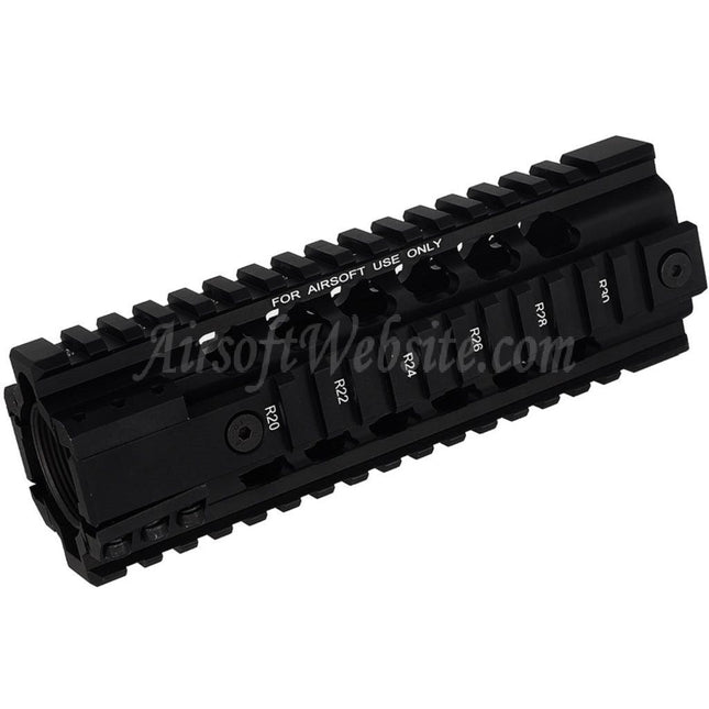 PTS Ergo Z Free Float Handguard Rail System For M4 M16 Series AEG Rifles Airsoft Black