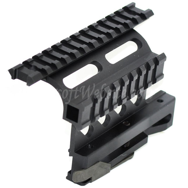 Site web Airsoft : Rail Picatinny 20 mm QD, support latéral pour lunette de visée pour fusils AEG série AK, noir