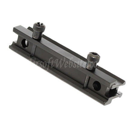 Support de montage mini-élévateur transparent pour rail de 20 mm, 14 emplacements, 20 mm, noir, pour Airsoft