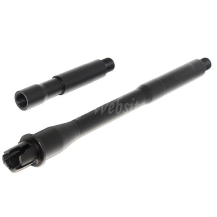 E&C 15" Aluminum CQB Outer Barrel Extension Tube -14mm CCW Counter-Clockwise Thread For M4 M16 Series AEG Rifles Airsoft Black