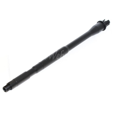 E&C 15" Aluminum CQB Outer Barrel Extension Tube -14mm CCW Counter-Clockwise Thread For M4 M16 Series AEG Rifles Airsoft Black
