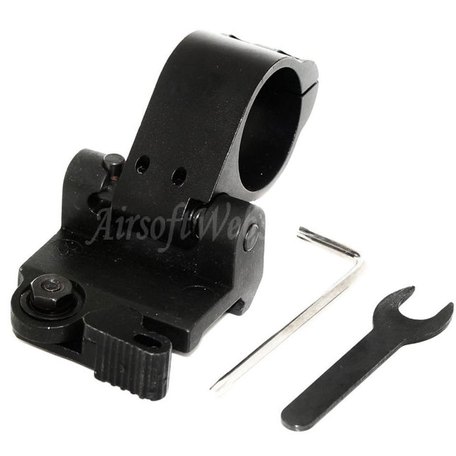 Support tactique QD FTS 30 mm pour rail 20 mm, noir, pour Airsoft