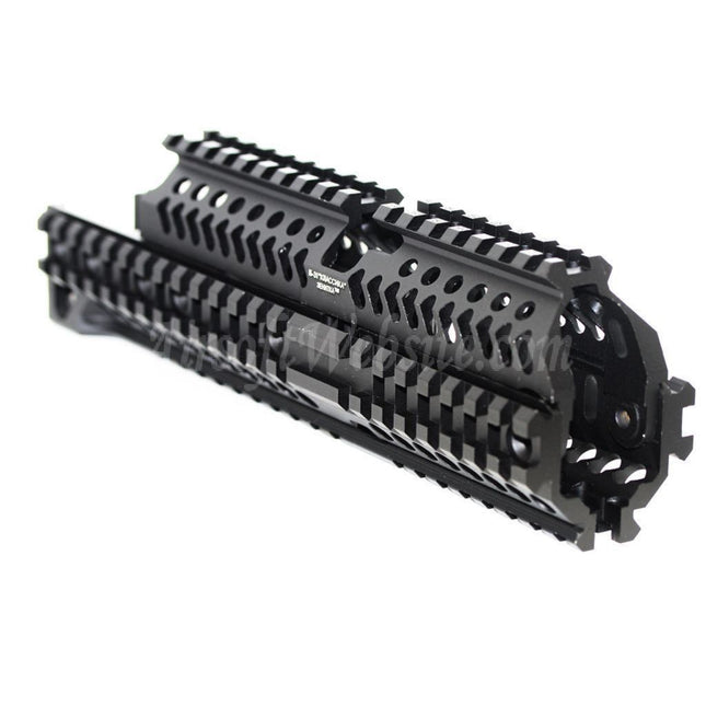 Système de rail de garde-main Zen en aluminium CNC 260 mm pour fusils AEG GHK LCT Tokyo Marui E&amp;L CYMA AK Series, noir