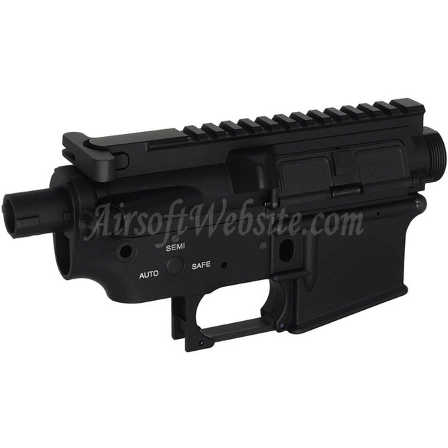E&C Marine M4A1 Metal Body Receiver Set (Engraved Logo) For E&C Tokyo Marui M4 M16 Series AEG Rifles Airsoft Black