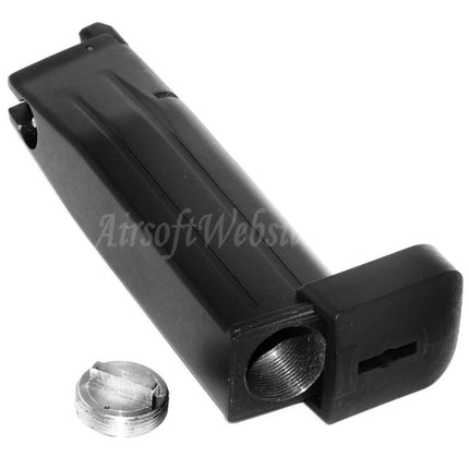 Airsoft Website 30rd Co2 Magazine For Hi-Capa Series GBB Pistols Black