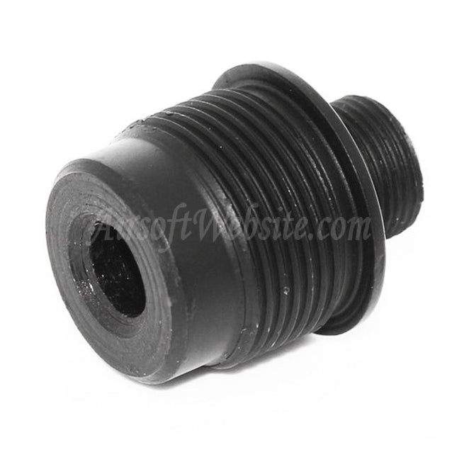 Adaptateur de silencieux compensateur de canon pour fusils de précision Tokyo Marui WELL L96 (14 mm sens horaire vers antihoraire)