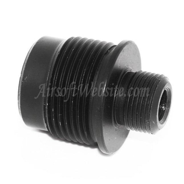 Adaptateur de silencieux compensateur de canon pour fusils de précision Tokyo Marui WELL L96 (14 mm sens horaire vers antihoraire)