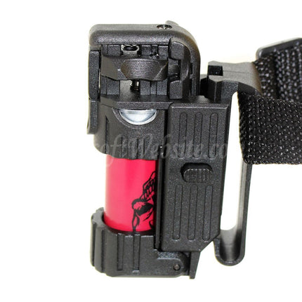 Mini-lanceur APS Smart Shot avec douille, adaptateur de cylindre de paintball, bourre, papier d'étanchéité et boucle de ceinture