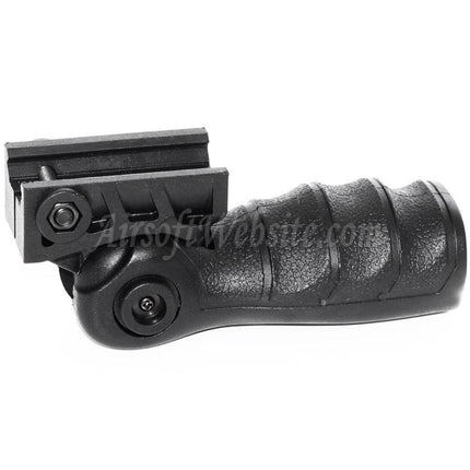 Poignée verticale tactique pliable CYMA RIS pour système de rail de 20 mm, noire