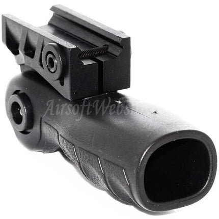 Poignée verticale tactique pliable CYMA RIS pour système de rail de 20 mm, noire