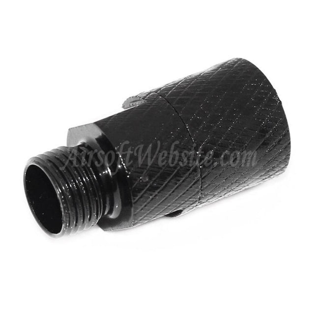 Adaptateur de silencieux de canon (compensateur) (+11 mm à -14 mm) avec clé pour pistolets WE GBB / DOUBLE BELL / KSC M9