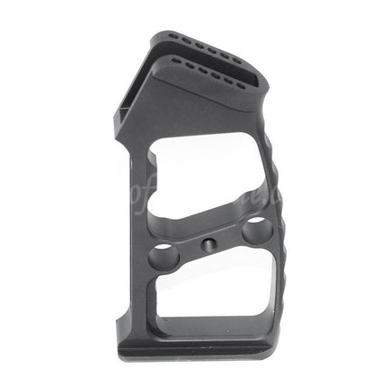Poignée pistolet en aluminium 5KU (à bille, à bord et moletée) pour fusils GBB série M4/M16, noir
