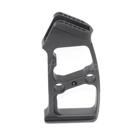 Poignée pistolet en aluminium 5KU (à bille, à bord et moletée) pour fusils GBB série M4/M16, noir