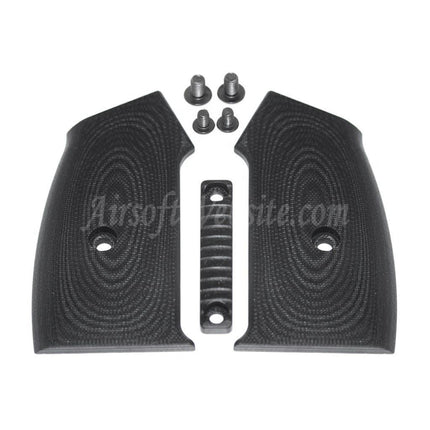 Housse de poignée de pistolet en aluminium 5KU pour fusils GBB série M4 M16 Airsoft, noir