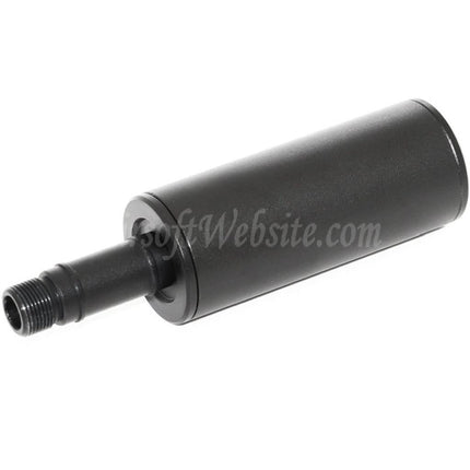 AIRSOFT WEBSITE Silencer Suppressor -/+14mm CW/CCW with Adaptor Suitable For Tokyo Marui WELL R2 Vz61 Scorpion AEP SMG Rifles Airsoft