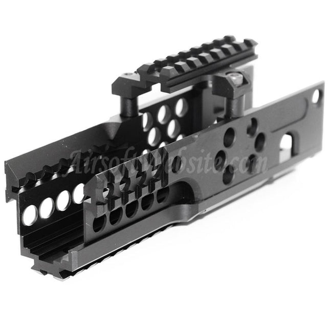 Système de rail de garde-main RIS RAS en aluminium CNC 206 mm pour fusils A&amp;K PKM AEG, noir, site web Airsoft