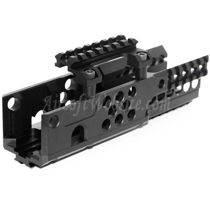 Système de rail de garde-main RIS RAS en aluminium CNC 206 mm pour fusils A&amp;K PKM AEG, noir, site web Airsoft