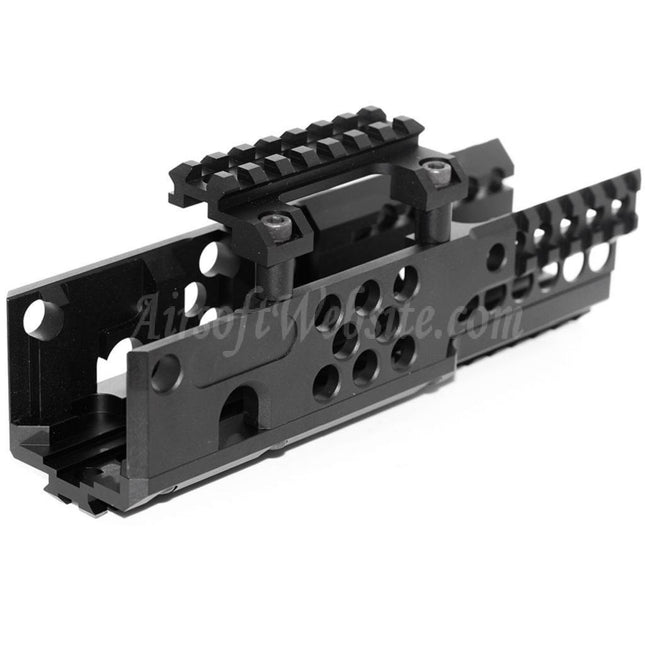 Système de rail de garde-main RIS RAS en aluminium CNC 206 mm pour fusils A&amp;K PKM AEG, noir, site web Airsoft