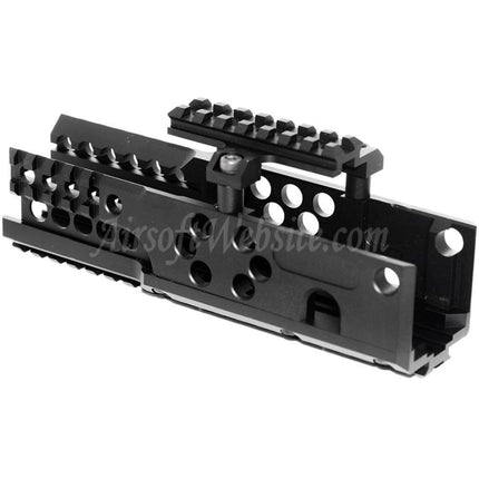 Système de rail de garde-main RIS RAS en aluminium CNC 206 mm pour fusils A&amp;K PKM AEG, noir, site web Airsoft