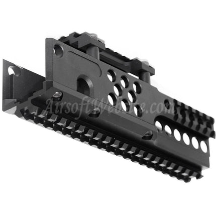 Système de rail de garde-main RIS RAS en aluminium CNC 206 mm pour fusils A&amp;K PKM AEG, noir, site web Airsoft