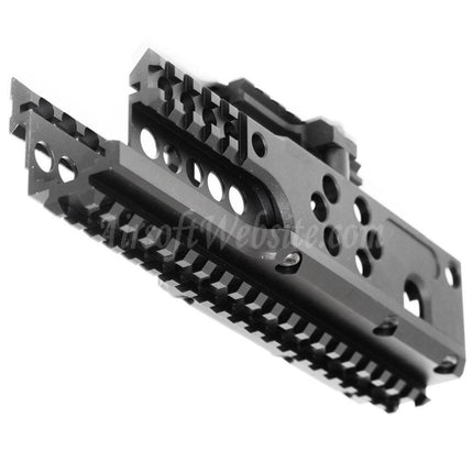 Système de rail de garde-main RIS RAS en aluminium CNC 206 mm pour fusils A&amp;K PKM AEG, noir, site web Airsoft
