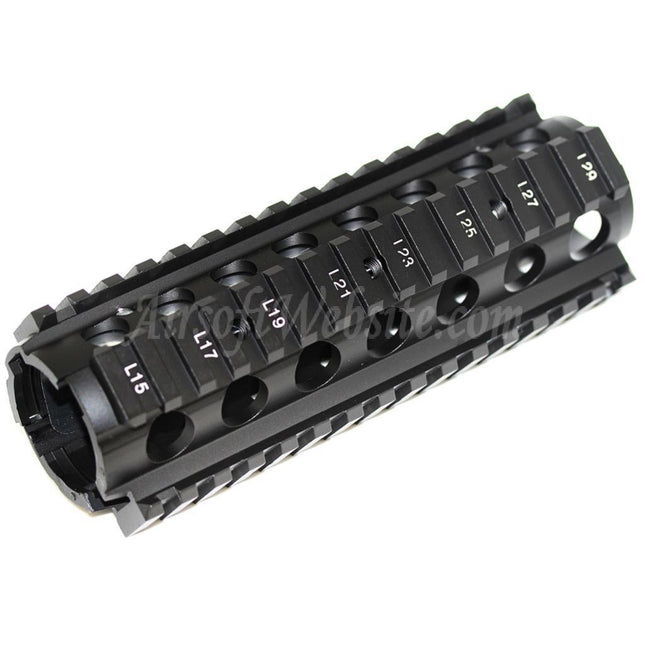 E&amp;C 170 mm CNC en aluminium KAC Type M4A1 M4CQB RAS Système de garde-mains pour CYMA E&amp;C D-Boys G&amp;P Classic Army KWA G&amp;G Tokyo Marui M4 M16 Series AEG Rifles Airsoft Noir