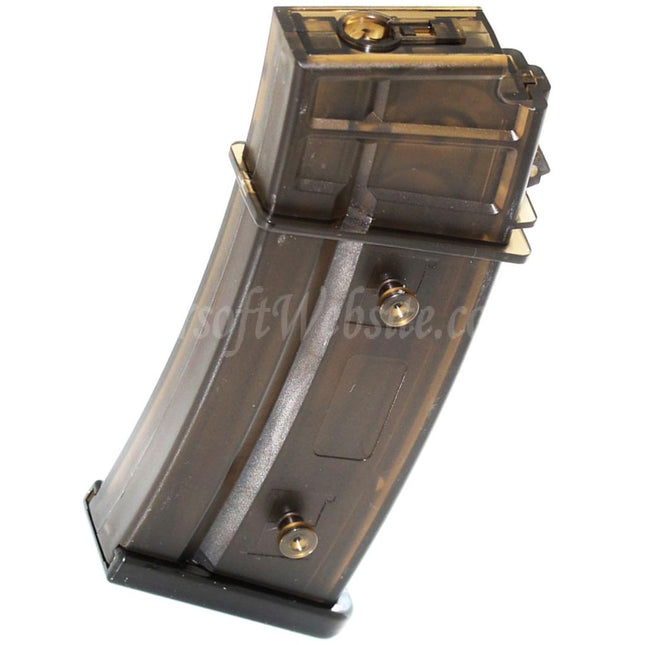 CYMA 130rd Mid-Cap Magazine For G36 Series AEG Rifles Airsoft Translucent Brown