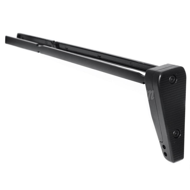 WELL Sliding Rear Stock For WELL Tokyo Marui R4 MP7A1 AEP SMG AEG Rifles Airsoft Black